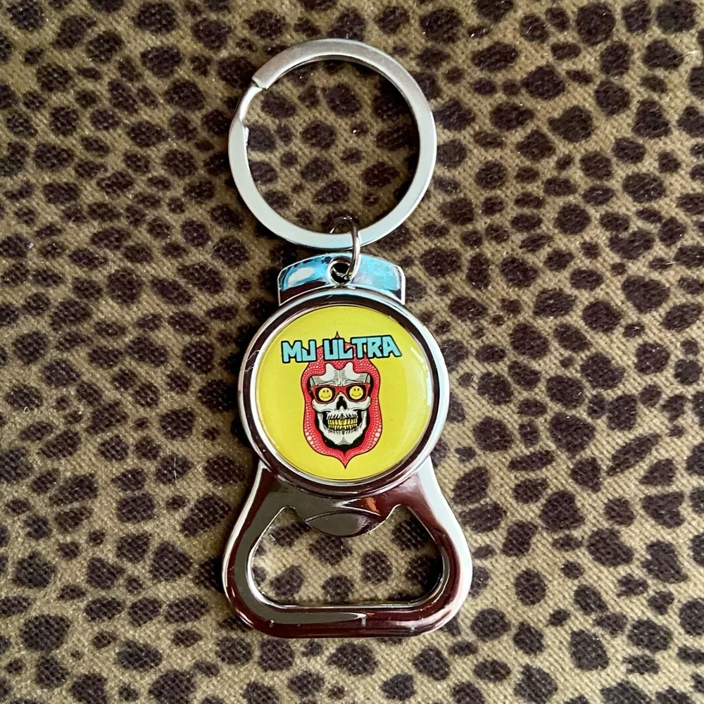 MJ Ultra Skull Bottle Opener Keychain